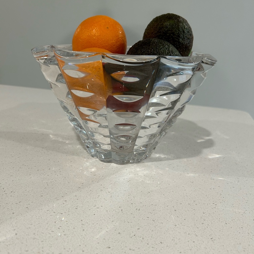Elegant Clear Glass Bowl